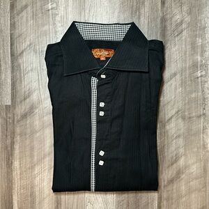 Vicci Uomo Long Sleeve Button Down - XL